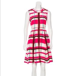 Kate Spade silk plaid dress